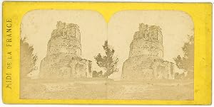 STEREO France, Nîmes, La Tour Magne, circa 1870