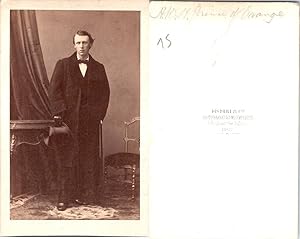 Bild des Verkufers fr Disdri, Paris, le Prince d'Orange, circa 1860 zum Verkauf von photovintagefrance