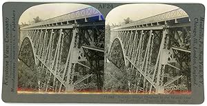 Seller image for Stereo, Keystone View Company, Underwood & Underwood Publishers, Railway Bridge over the Zambezi at Victoria, Rhodesia, S. Africa for sale by photovintagefrance