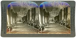 Stereo, Keystone View Company, Underwood & Underwood, Throne room of Sultan s palace, Zanzibar, E...