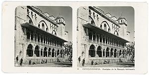 Stereo, Neue Photographische Gesellschaft A. G., Turquie, Constantinople, Fontaine de la Mosquée ...