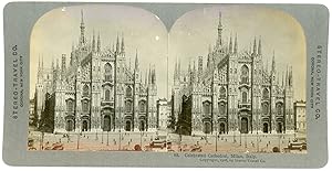 Stereo, Stereo Travel Co., Celebrated Cathedral, Milan, Italy