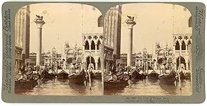 Stereo, Underwood & Underwood Publishers, The Lion of Venice, Italy