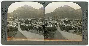 Stereo, Keystone View Company, Underwood & Underwood, N. E. over Cape Town toward Devil s Peak So...