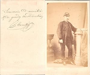 Homme en uniforme militaire nommé Tourtin, circa 1860