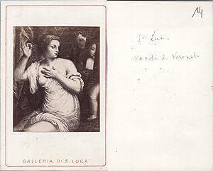 Italie, Italia, Rome, Roma, Vanité de Véronèse à la Galleria di San Luca, circa 1870