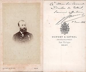 Dupont & Cayrol, Oran, Homme portant une décoration, 1868