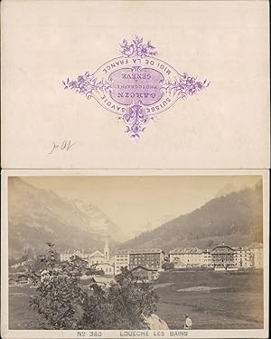 Suisse, Schweiz, Louèche-les-Bains, Leukerbad, circa 1875