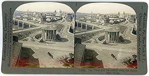 Stereo, Keystone View Company, Underwood & Underwood, The Tiber and Its Island from the Southeast...