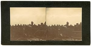 STEREO Couple princier ou royal à identifier en calèche, Roi Léopold II des Belges ? circa 1900