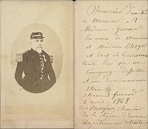 Clermont-Ferrand, Militaire nommé Louis Choque, capitaine à la retraite, 1868