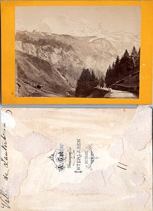 Suisse, Schweiz, Vallée de Lauterbrunnen, circa 1870
