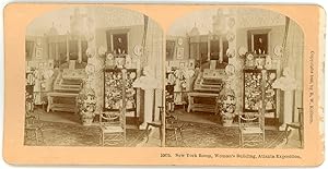 Stereo, B. W. Kilburn, New York Room, Woman s Building, Atlanta Exposition