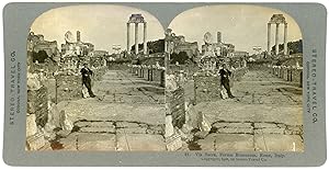 Stereo, Stereo Travel Co., Via Sacra, Forum Romanum, Rome, Italy