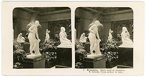 Stereo Belgique, Musée royal de sculpture, Vénus par Kessels, circa 1900