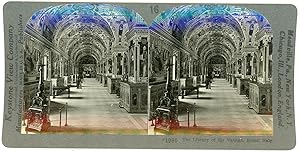 Stereo, Keystone View Company, Underwood & Underwood, The Library of the Vatican, Rome, Italy