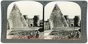 Stereo, Keystone View Company, Underwood & Underwood, The Gate of St. Paul and Pyramid of Gaius C...