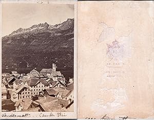 Suisse, Schweiz, Canton d'Uri, Andermatt, circa 1870