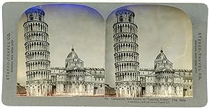 Stereo, Stereo Travel Co., Campanile, best known as Leaning Tower, Pisa, Italy