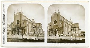 Stereo Italie, Italia, Venise, Venezia, Eglise San Giovanni e Paolo, circa 1900
