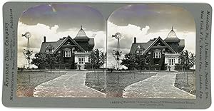 Stereo, USA, Nebraska, Fairview, country home of William Jennings Bryan near Lincoln, circa 1900