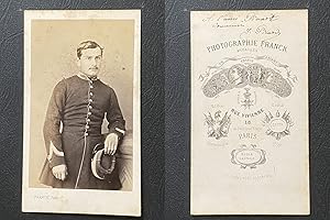 Franck, Paris, Jeune homme nommé Y. Pirard en uniforme militaire, Saint Cyr, circa 1867