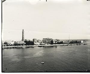 Egypte, Canal de Suez, Port Saïd, atelier de construction navale