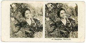 Stereo Genre Bilder Hansi Dwogèe, Portrait de femme, circa 1900