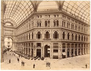 Italia, Napoli, Galleria Umberto, Brogi