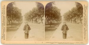 Stereo, Chine, China, Canton, Place of Foreign Legations in Shameen, 1900