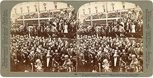 Stereo, Russie, Russia, St. Petersbourg, The czar and the French president, 1897