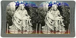 Stereo, Keystone View Company, Underwood & Underwood, Pieta, by Michelangelo St. Peter s Church, ...