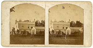 STEREO Maison de campagne à identifier, circa 1870