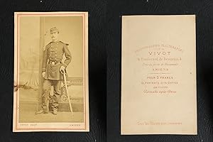 Vivot, Amiens, Homme en uniforme militaire, circa 1865