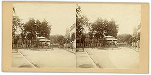 STEREO France, fontaine Rosalie, dite de l'Hôpital" à Vichy, circa 1880