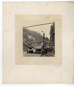Adolphe Braun, Suisse, Fribourg, pont suspendu