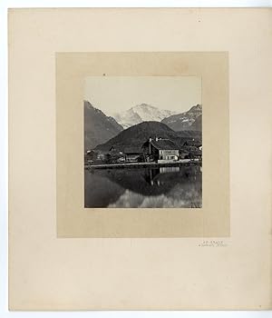Adolphe Braun, Suisse, Oberland Bernois, la Jungfrau, vue prise d' Interlake