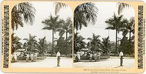 Stereo, Cuba, La Havane, Havana, The new Colon park, 1901