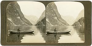 Stereo, Norvège, Norge, Norway, Naerofjord, 1898