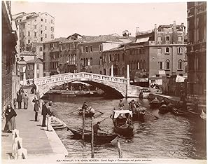 Italia, Venezia, Canal Regio, E. Alinari