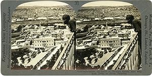 Stereo, Palestine, Jerusalem, seen West from Tower of Olivet, circa 1900
