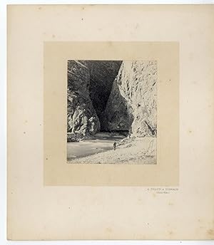 Adolphe Braun, Suisse, Trient (Valais), entrée de la Gorge de Trient