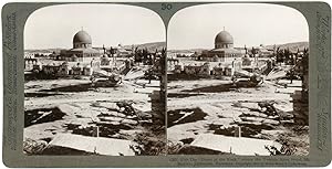 Stereo, Palestine, Jerusalem, Mt. Moriah, Where the temple altar stood, 1900