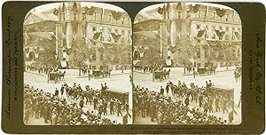 Stereo, USA, Canton, Ohio, Escorting the remains of President McKinley to the grave, 1901