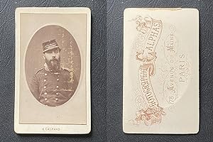 Calphas, Paris, Homme en uniforme militaire, circa 1880