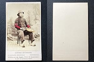 Jager, Amsterdam, Hollande méridionale, Homme en costume de Scheveningue, circa 1870