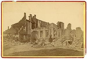 France, Bazeilles, ruines du Château de Thomas