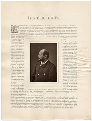 Galerie contemporaine, Léon Couturier