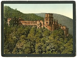 Allemagne, Heibelberg, Schloss, von der Terrasse aus gesehen