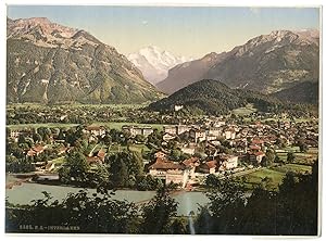 Suisse, Berner Oberland, Interlaken, Generalansicht